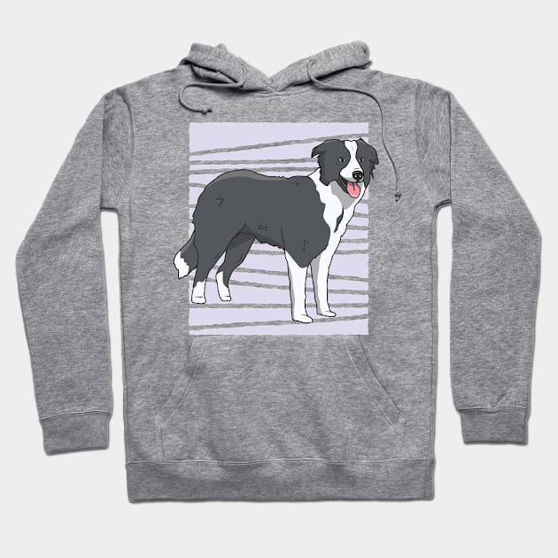 Beautiful Border Collie Hoodie by BamBam